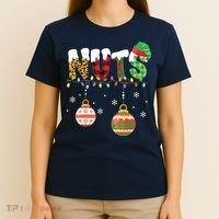 Funny Chest Nuts Couples Christmas Chestnuts Adult T-Shirt thumb 4
