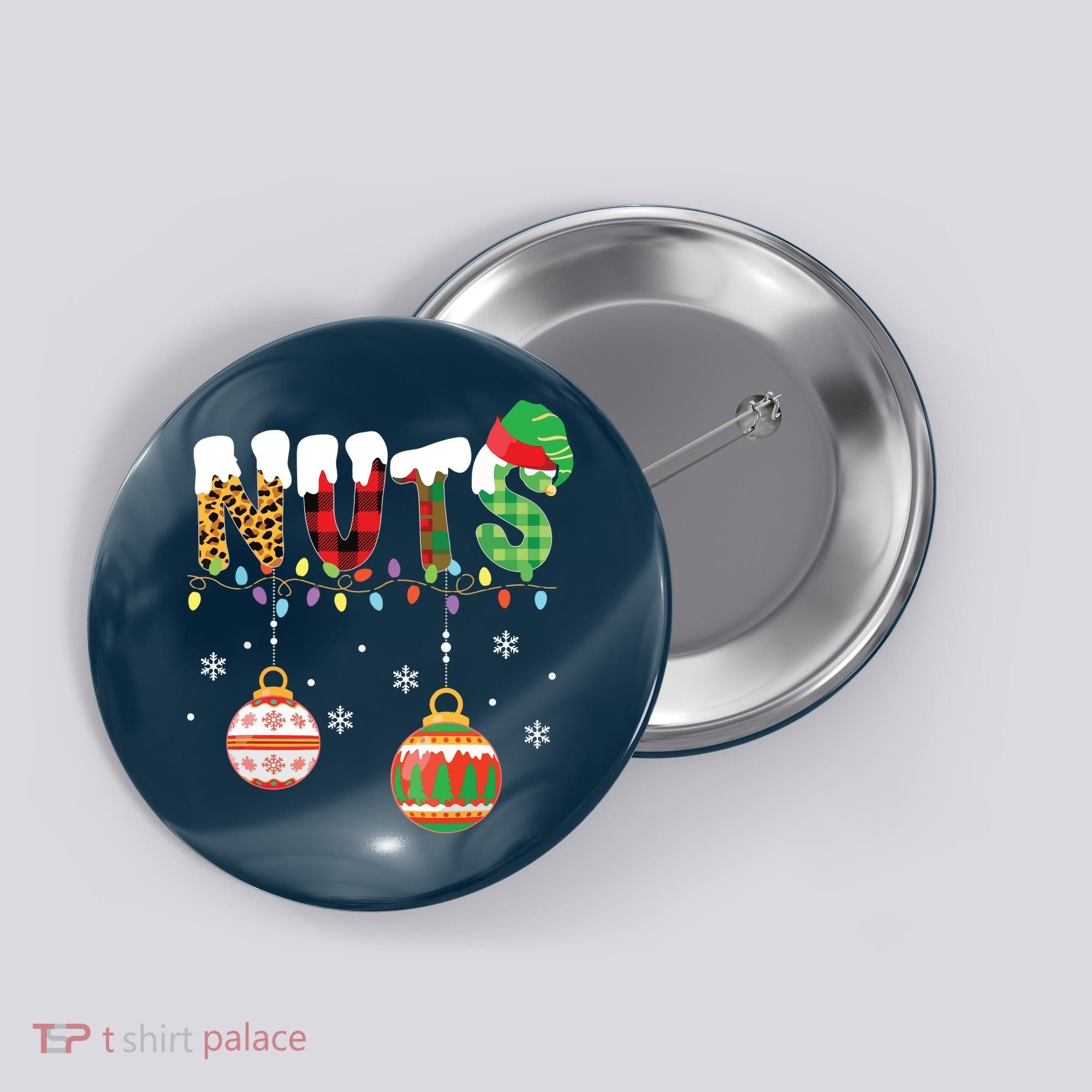 Funny Chest Nuts Couples Christmas Chestnuts Adult Button