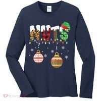 Funny Chest Nuts Couples Christmas Chestnuts Adult Women's Long Sleeve Shirt thumb 0