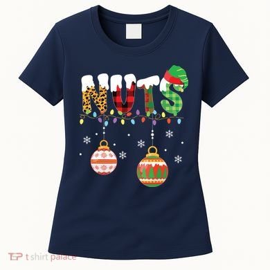 Funny Chest Nuts Couples Christmas Chestnuts Adult Women's T-Shirt