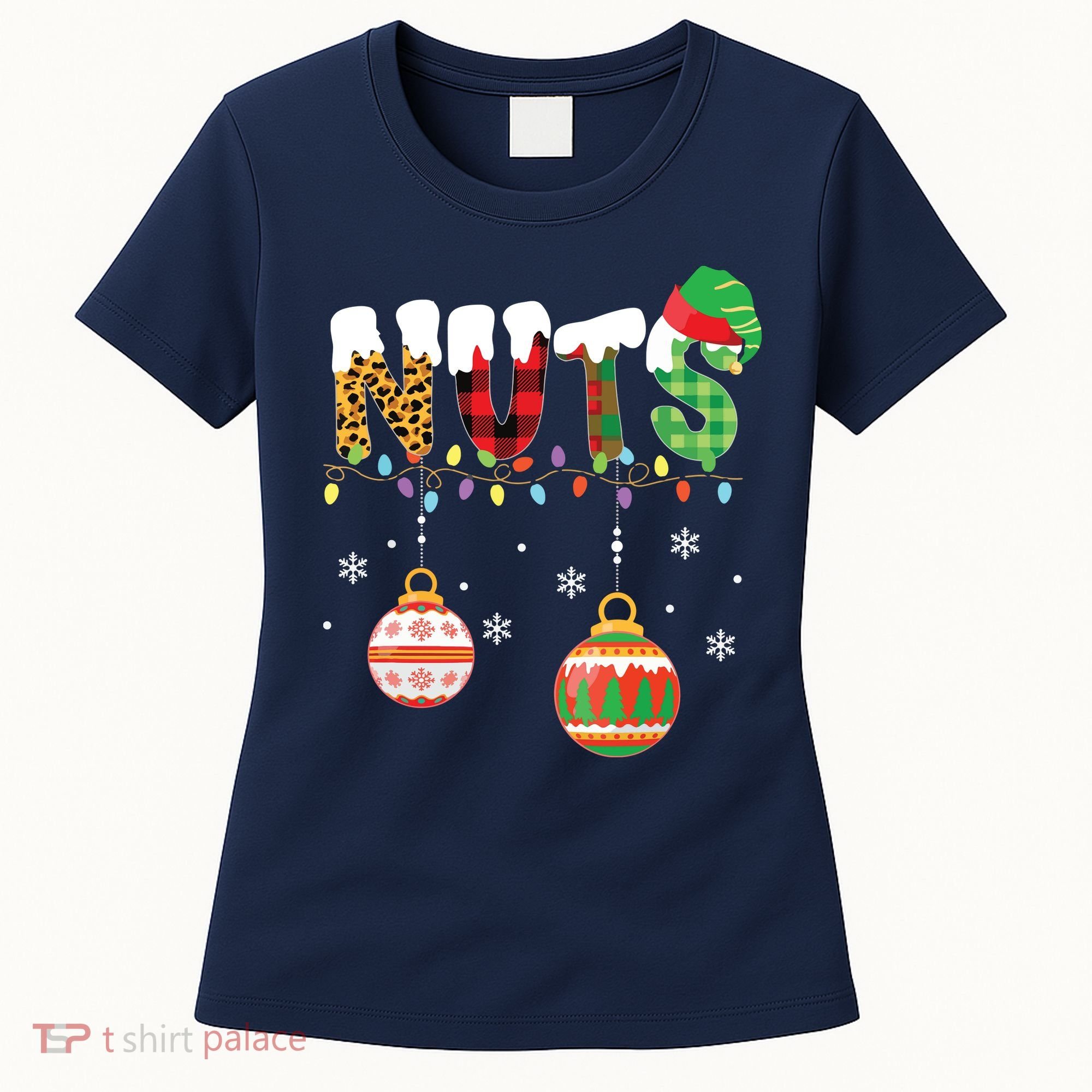 Funny Chest Nuts Couples Christmas Chestnuts Adult Women's T-Shirt