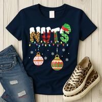 Funny Chest Nuts Couples Christmas Chestnuts Adult Women's T-Shirt thumb 3