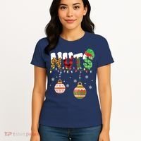 Funny Chest Nuts Couples Christmas Chestnuts Adult Women's T-Shirt thumb 4