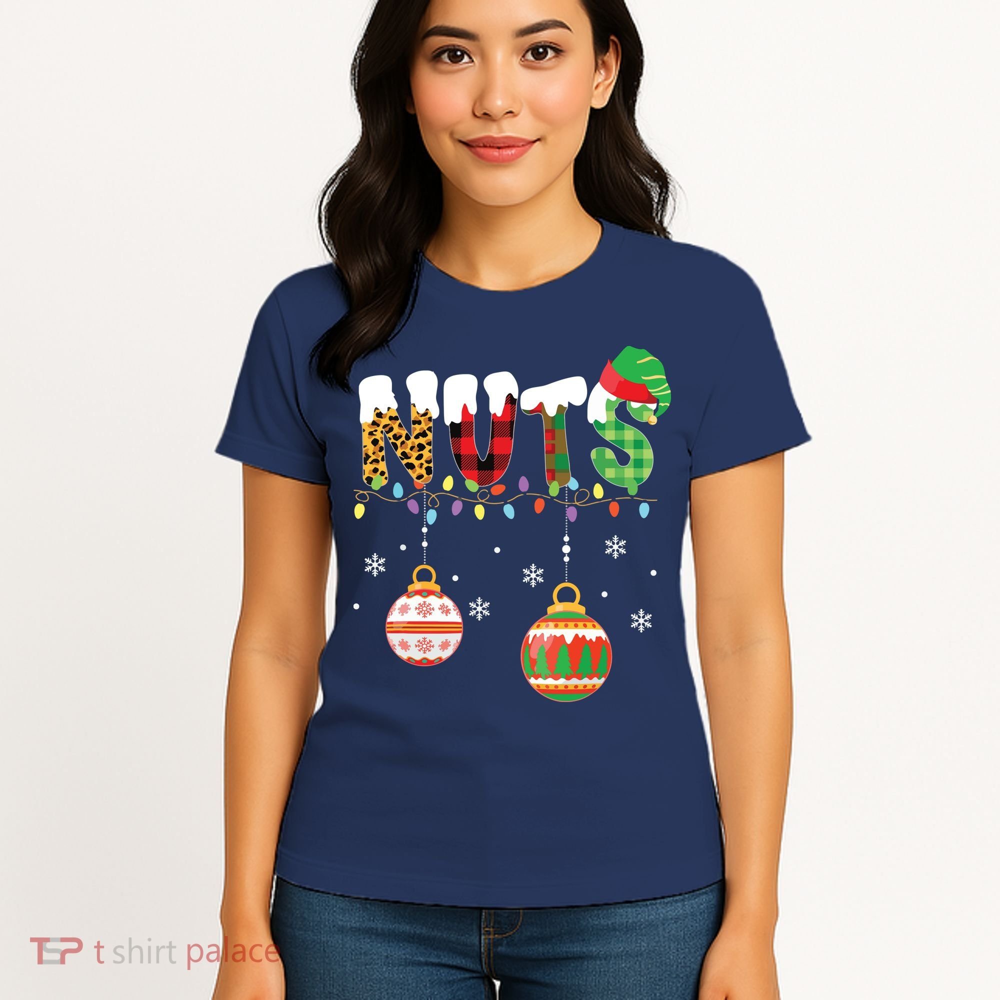Funny Chest Nuts Couples Christmas Chestnuts Adult Women's T-Shirt