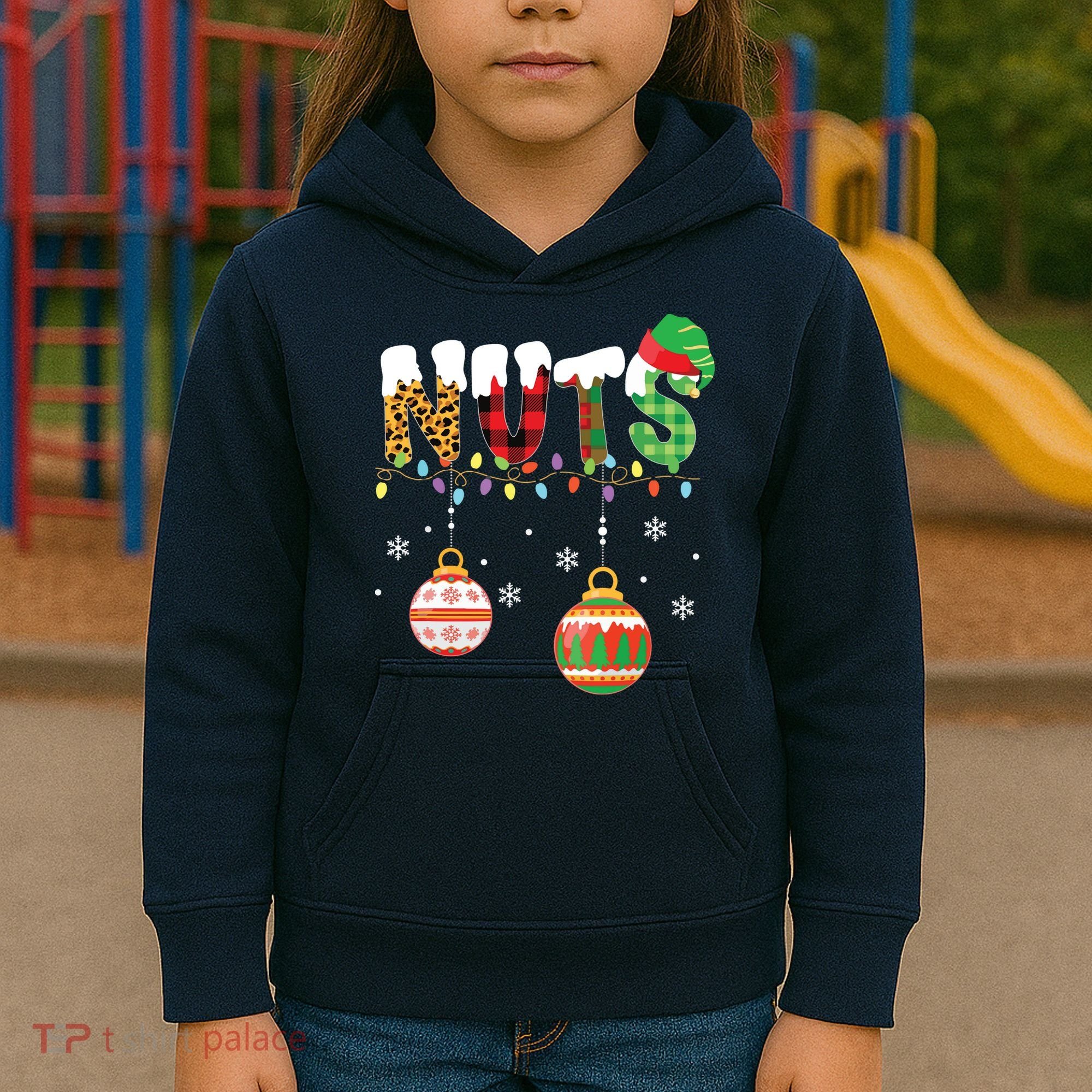 Funny Chest Nuts Couples Christmas Chestnuts Adult Kids Hoodie