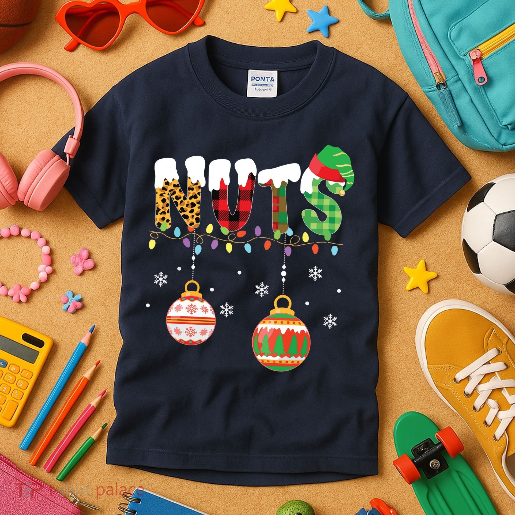 Funny Chest Nuts Couples Christmas Chestnuts Adult Kids T-Shirt