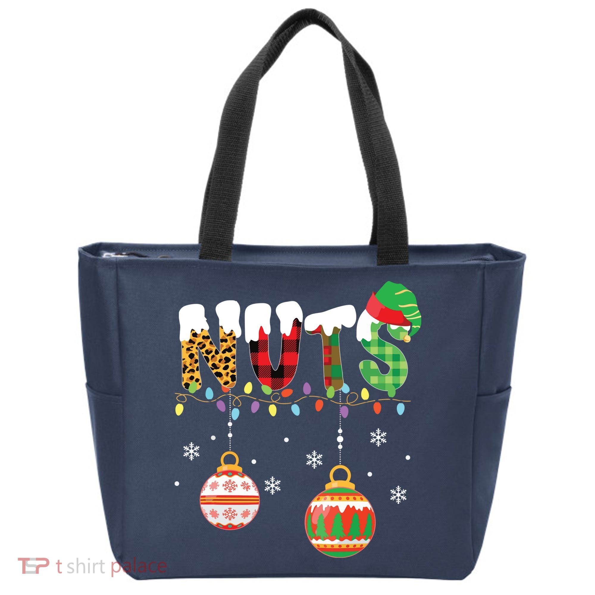 Funny Chest Nuts Couples Christmas Chestnuts Adult Tote Bag