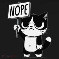 Funny Cat Nope Grumpy Face Cat Sarcastic Mom Dad Toddler Hoodie thumb 2