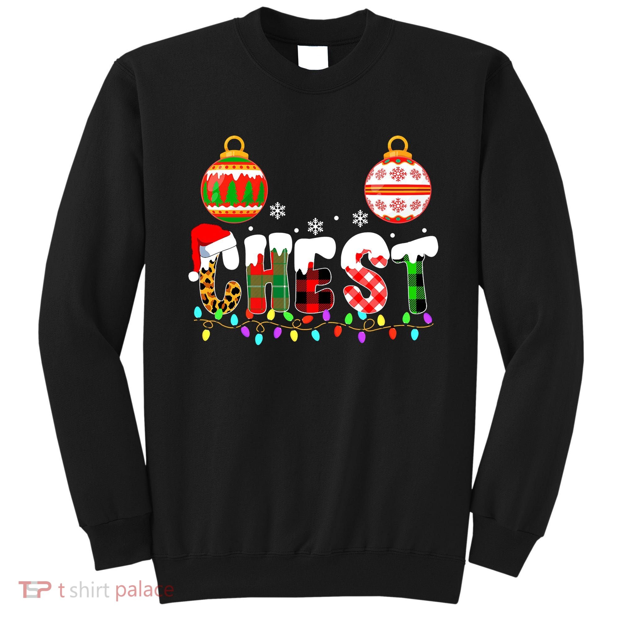 Funny Chest Nuts Couples Christmas Chestnuts Adult Matching Sweatshirt