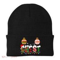 Funny Chest Nuts Couples Christmas Chestnuts Adult Matching Beanie thumb 0