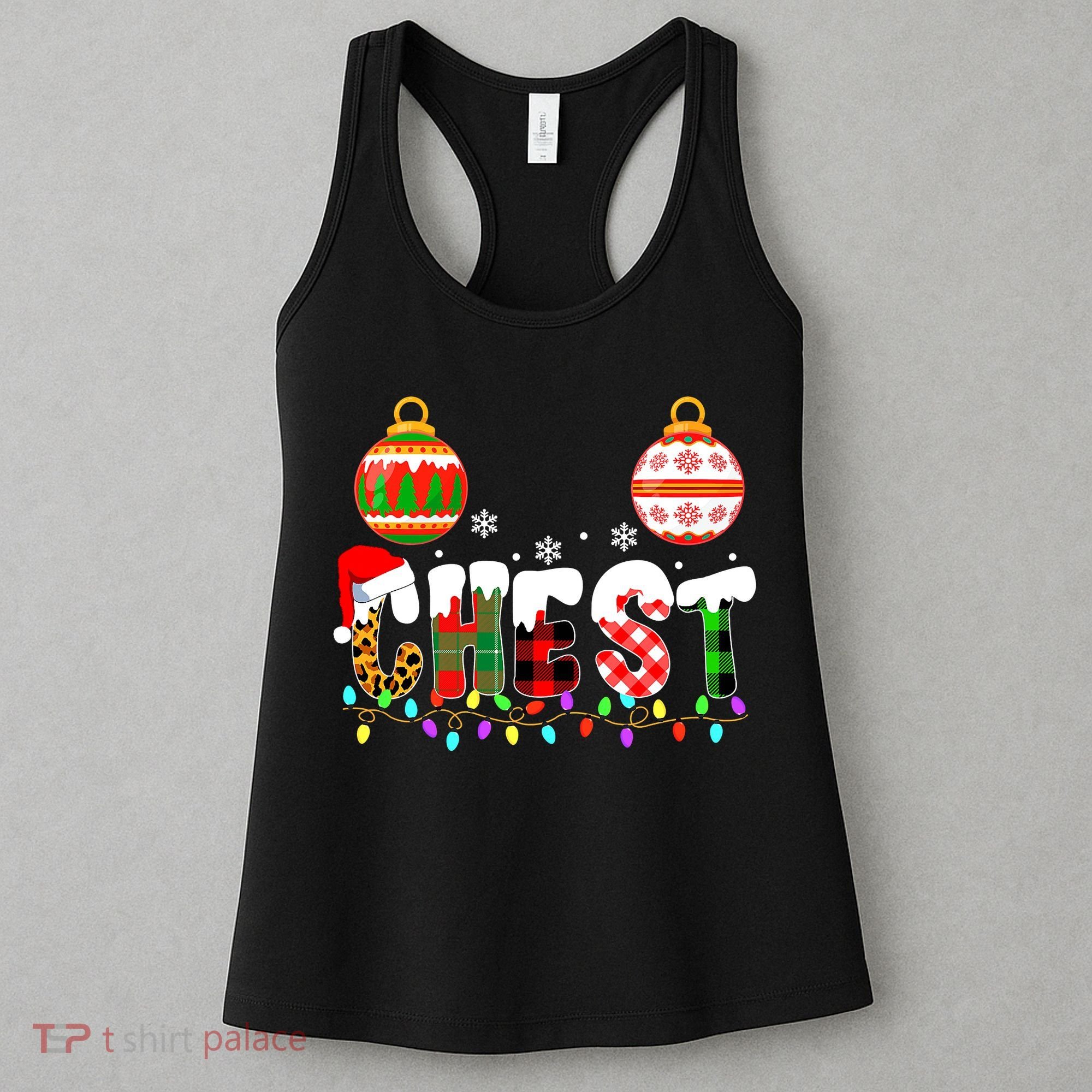 Funny Chest Nuts Couples Christmas Chestnuts Adult Matching Women's Tank Top