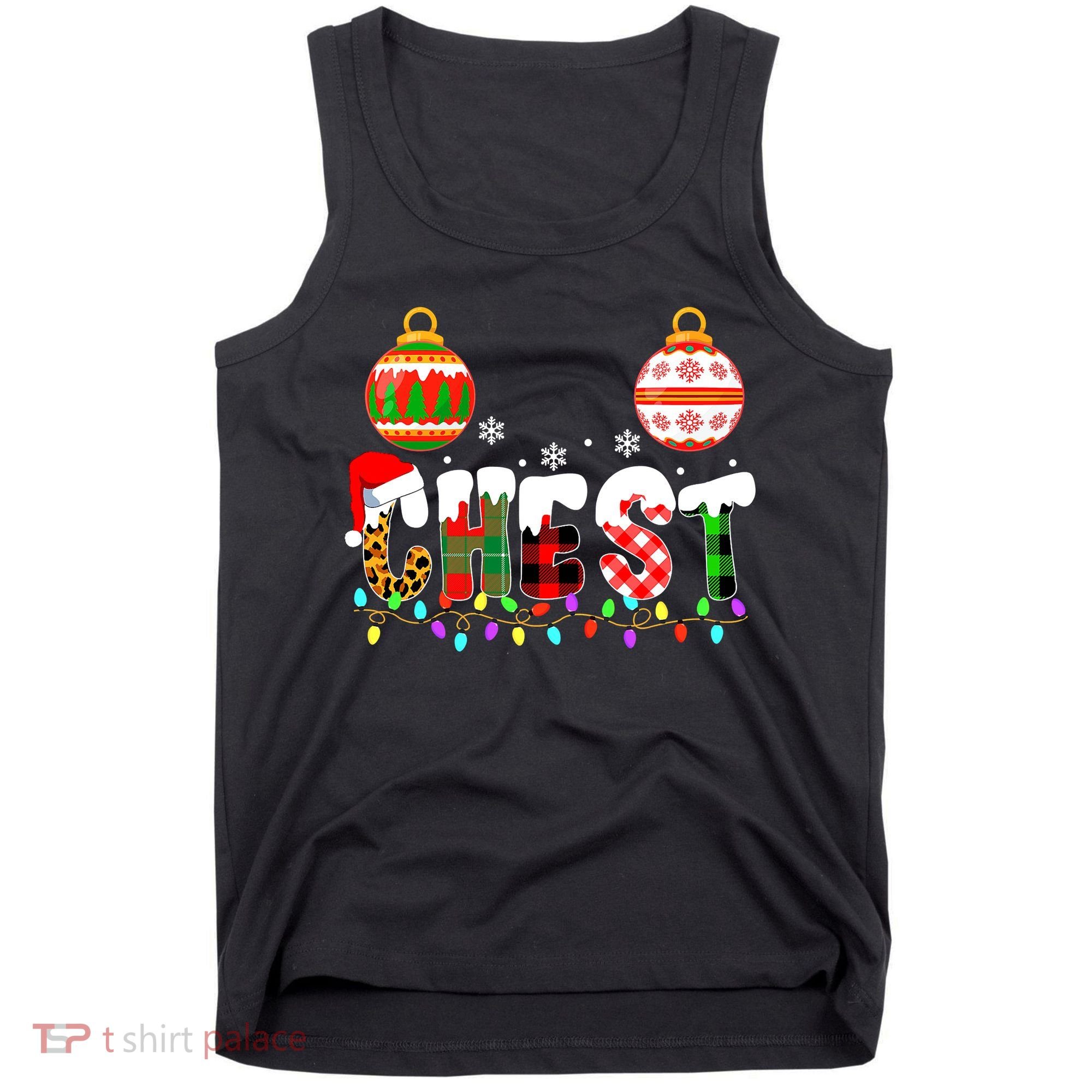 Funny Chest Nuts Couples Christmas Chestnuts Adult Matching Tank Top