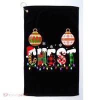 Funny Chest Nuts Couples Christmas Chestnuts Adult Matching Golf Towel thumb 0