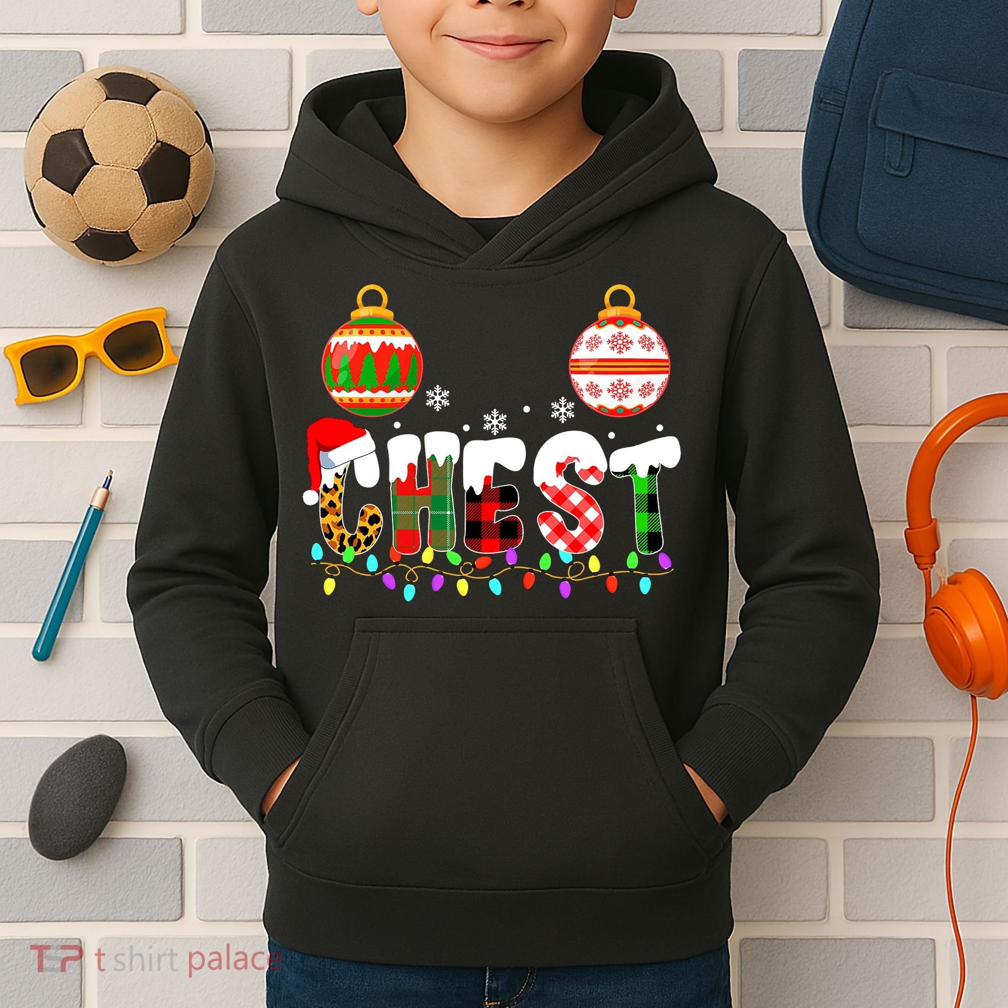 Funny Chest Nuts Couples Christmas Chestnuts Adult Matching Kids Hoodie