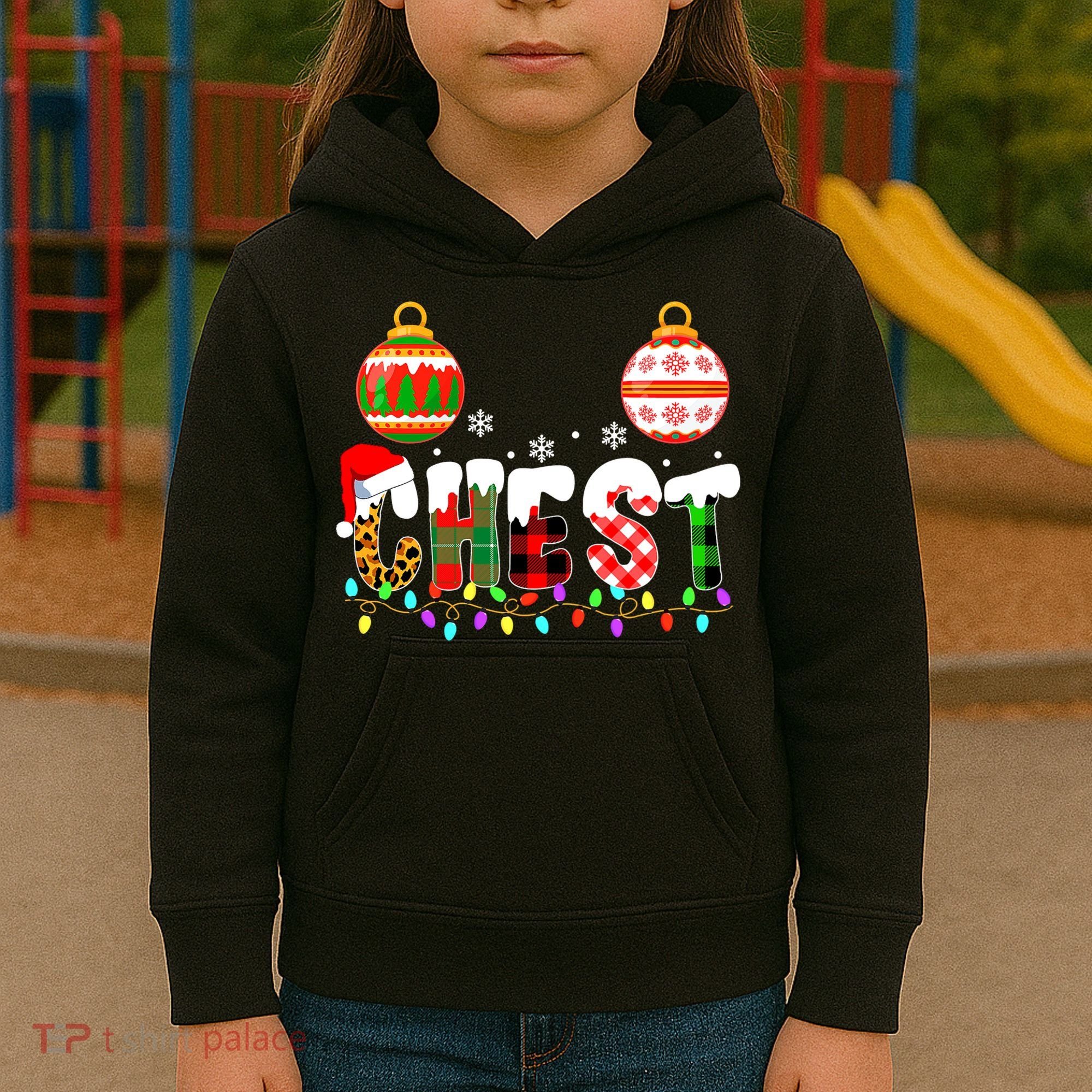 Funny Chest Nuts Couples Christmas Chestnuts Adult Matching Kids Hoodie