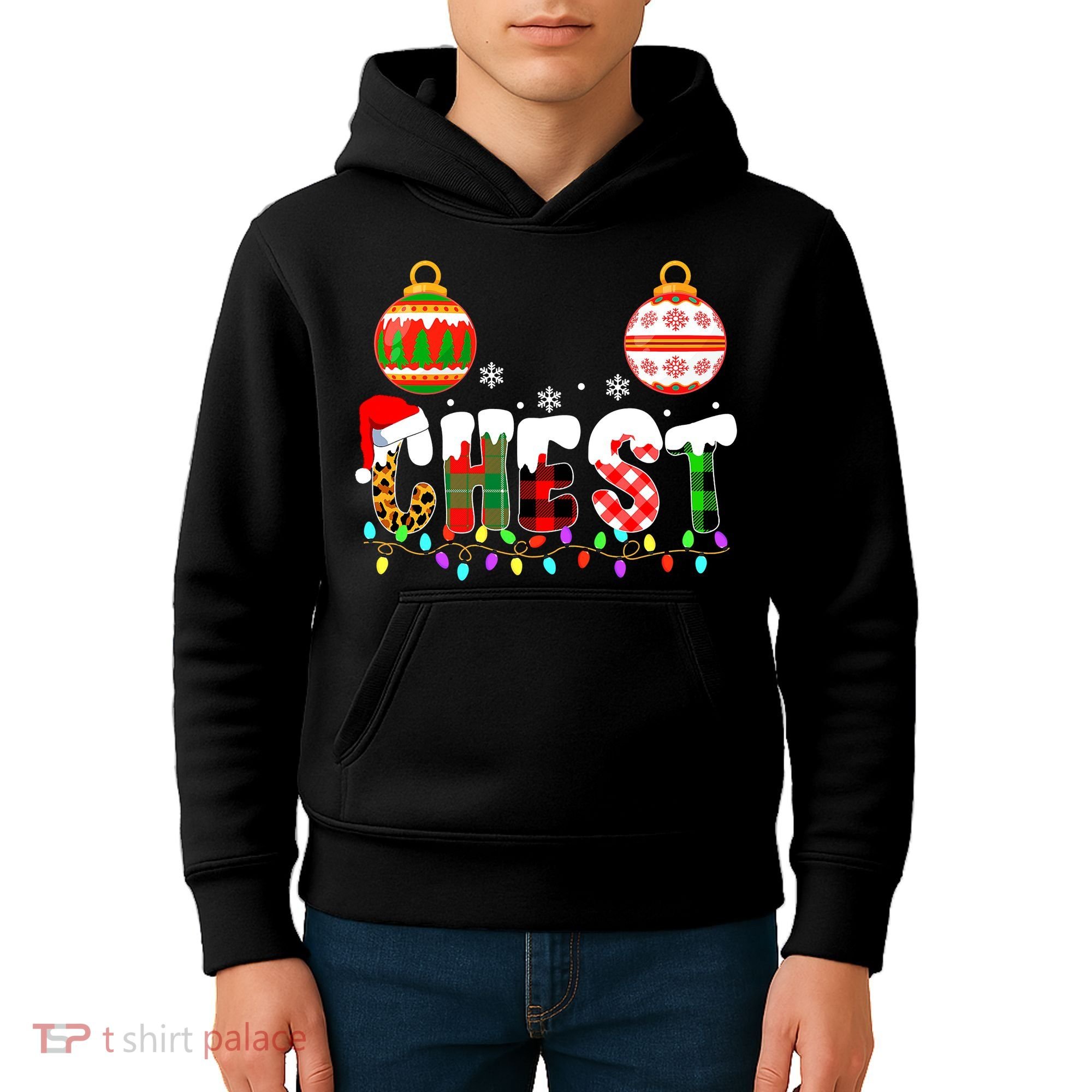 Funny Chest Nuts Couples Christmas Chestnuts Adult Matching Kids Hoodie