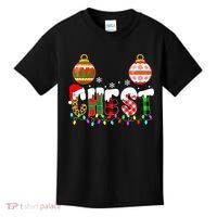Funny Chest Nuts Couples Christmas Chestnuts Adult Matching Kids T-Shirt thumb 0