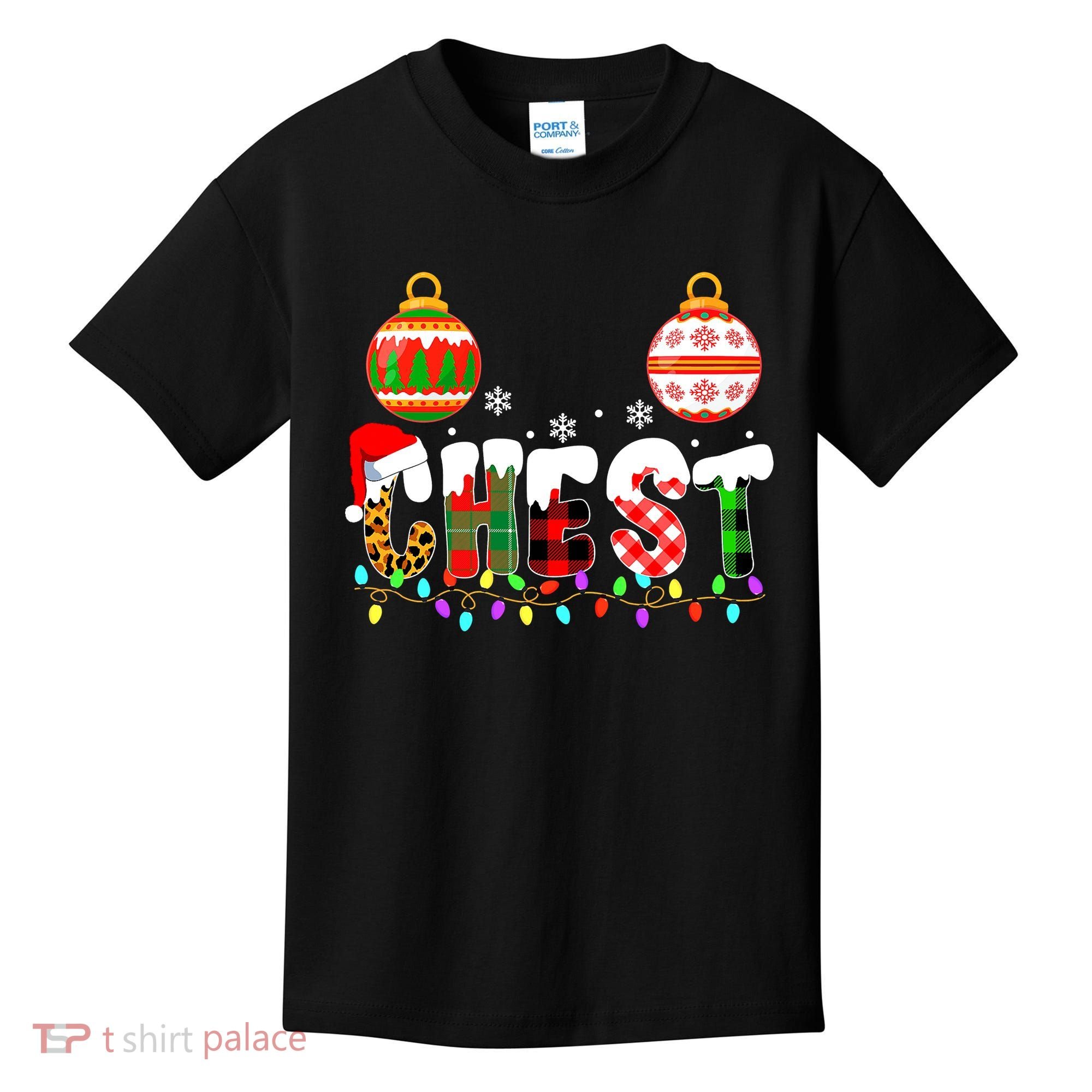 Funny Chest Nuts Couples Christmas Chestnuts Adult Matching Kids T-Shirt