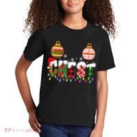 Funny Chest Nuts Couples Christmas Chestnuts Adult Matching Kids T-Shirt thumb 2