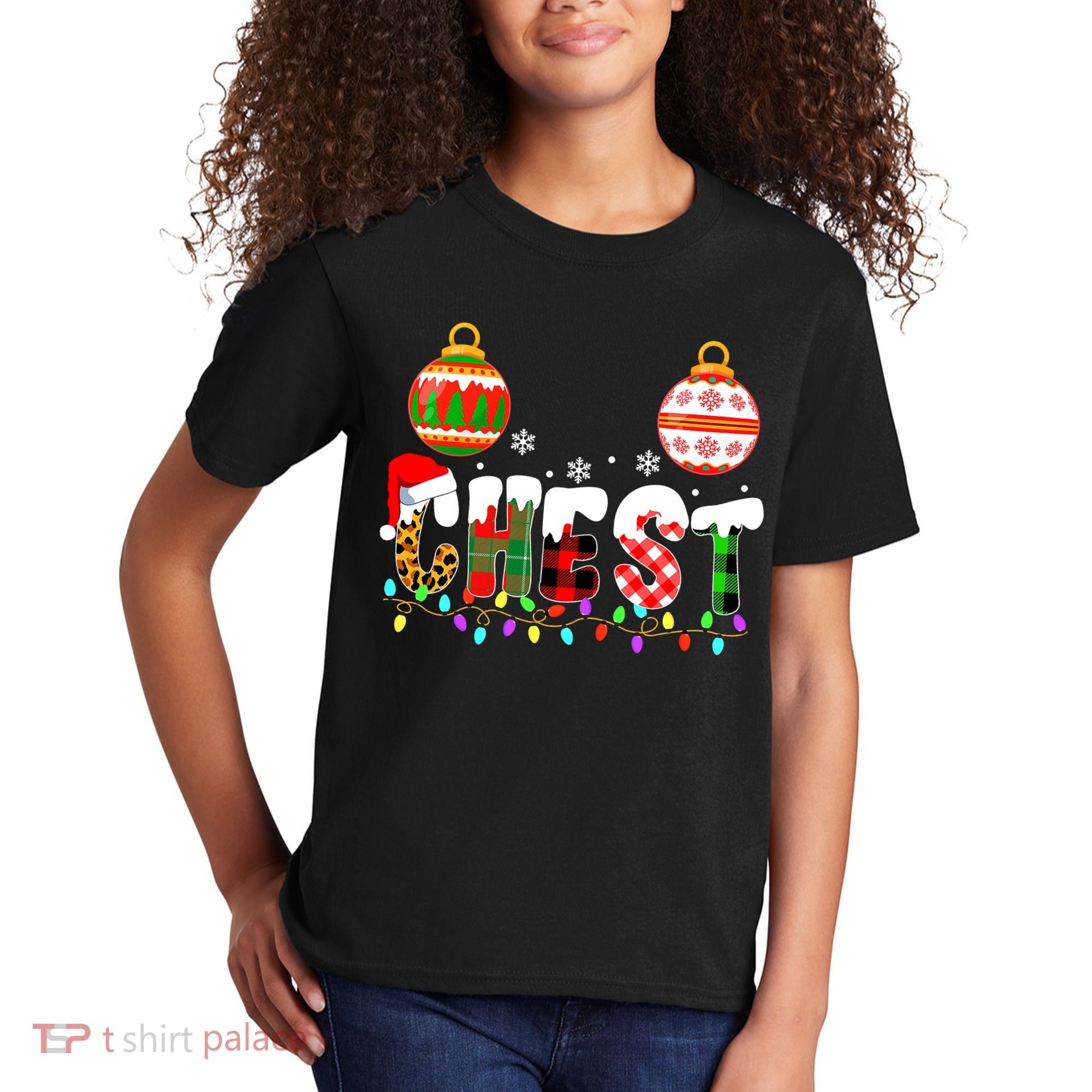 Funny Chest Nuts Couples Christmas Chestnuts Adult Matching Kids T-Shirt