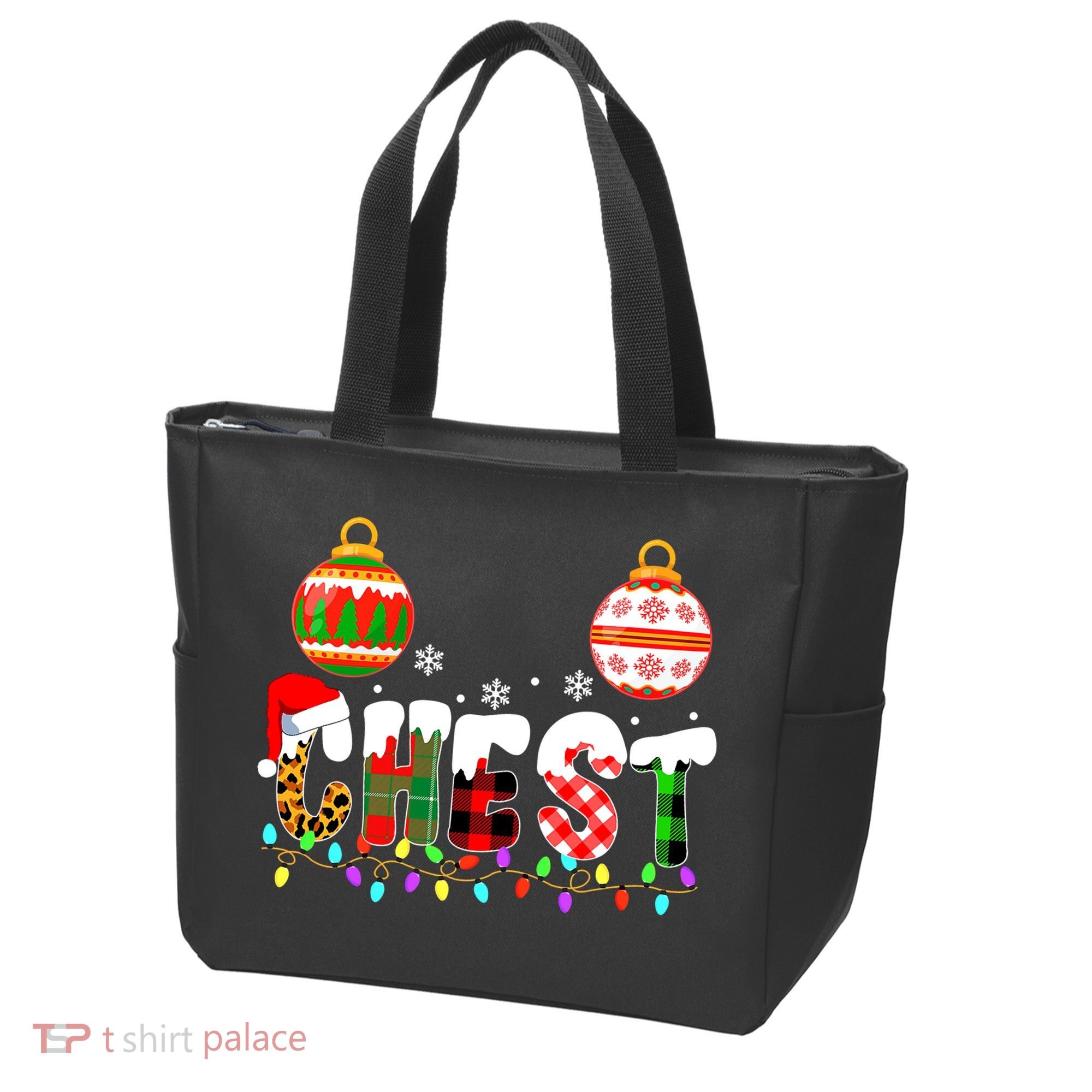 Funny Chest Nuts Couples Christmas Chestnuts Adult Matching Tote Bag