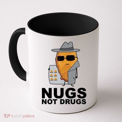 Funny Chicken Nuggets Nugs Not Drugs Coffee Mug