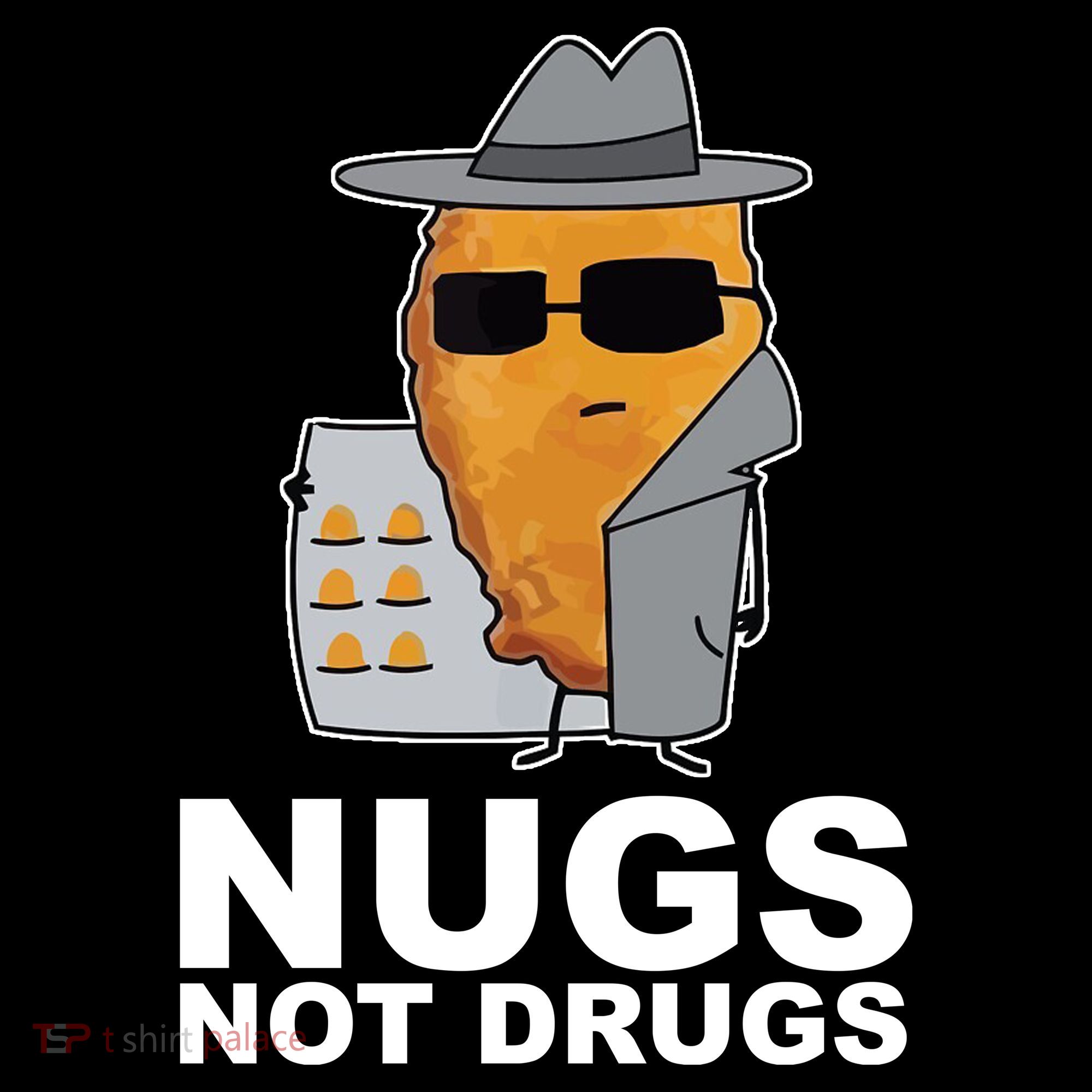 Funny Chicken Nuggets Nugs Not Drugs Women's Hoodie