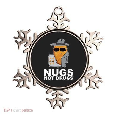 Funny Chicken Nuggets Nugs Not Drugs Ornament