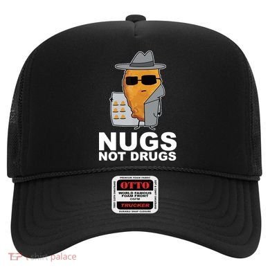 Funny Chicken Nuggets Nugs Not Drugs Hat