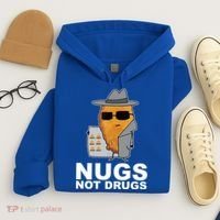 Funny Chicken Nuggets Nugs Not Drugs Hoodie thumb 4