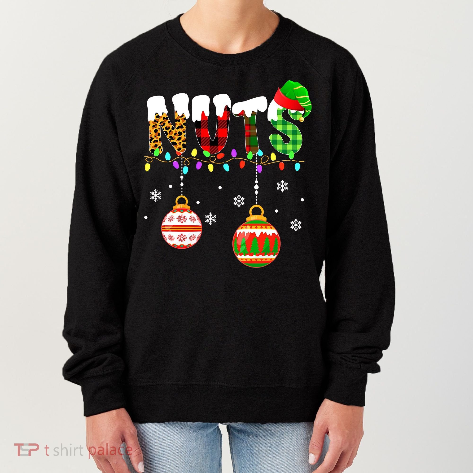 Funny Chest Nuts Couples Christmas Chestnuts Adult Matching Women's Sweatshirt