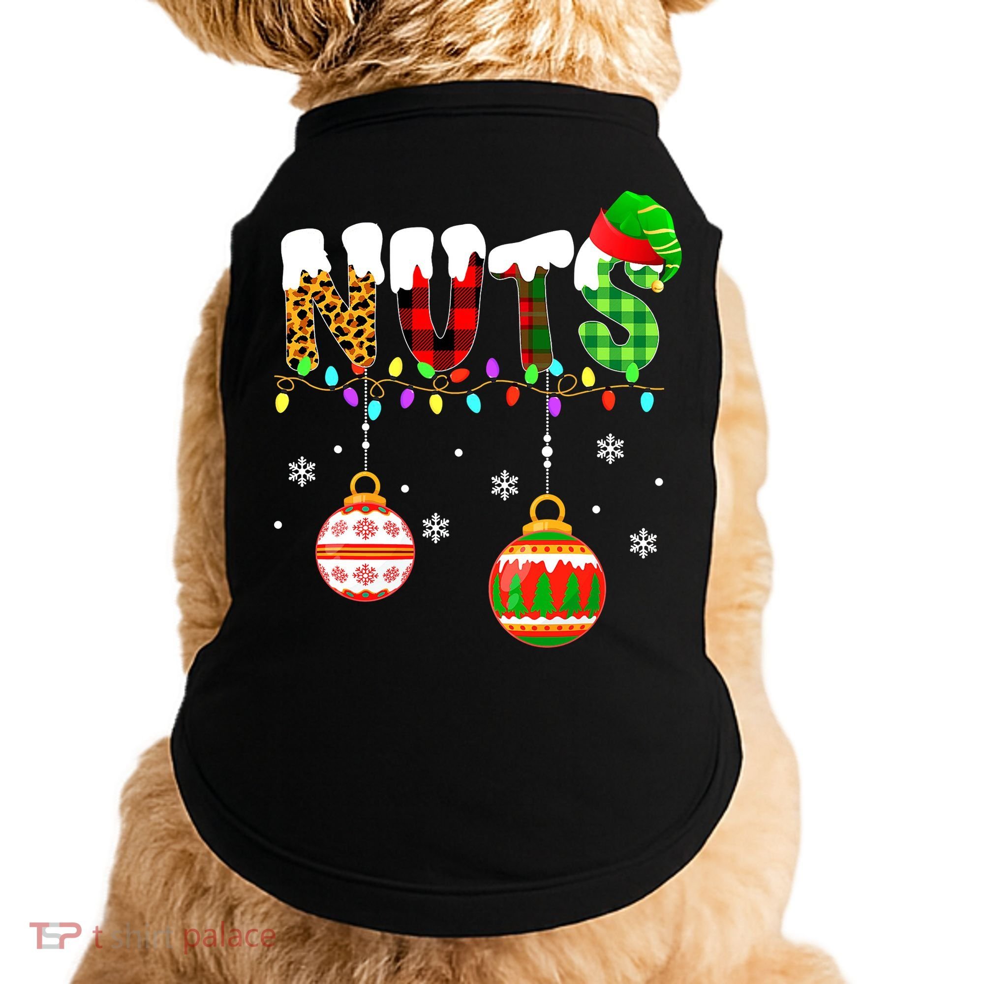 Funny Chest Nuts Couples Christmas Chestnuts Adult Matching Doggie Tank