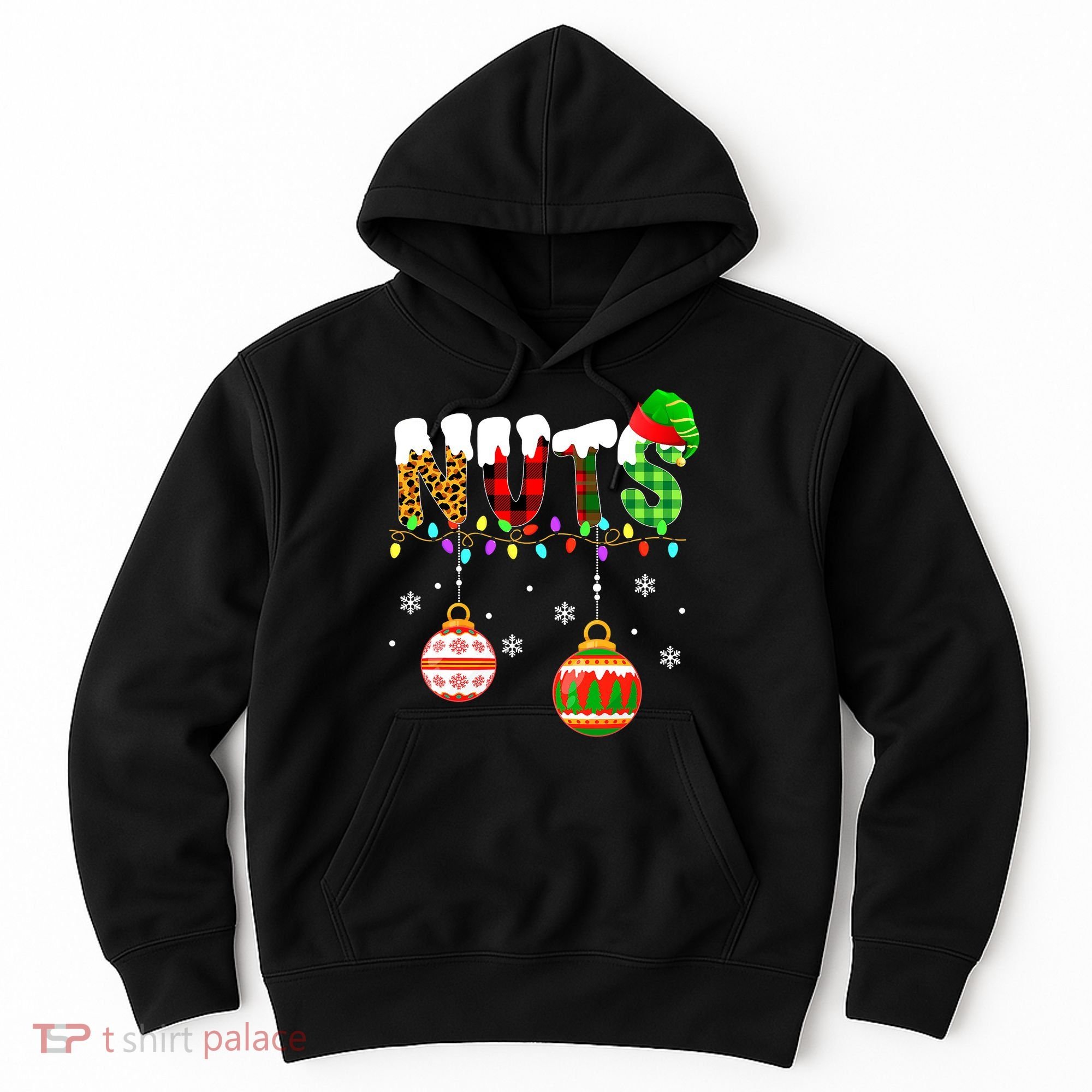 Funny Chest Nuts Couples Christmas Chestnuts Adult Matching Hoodie