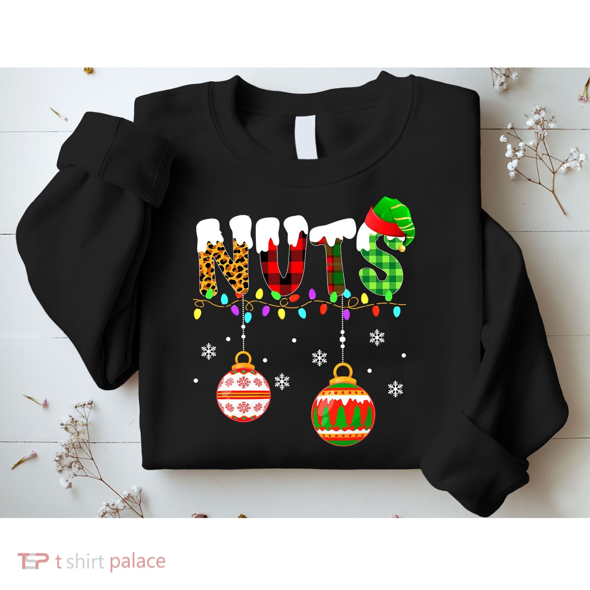 Funny Chest Nuts Couples Christmas Chestnuts Adult Matching Sweatshirt