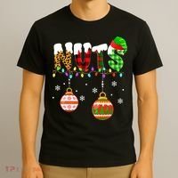 Funny Chest Nuts Couples Christmas Chestnuts Adult Matching T-Shirt thumb 3