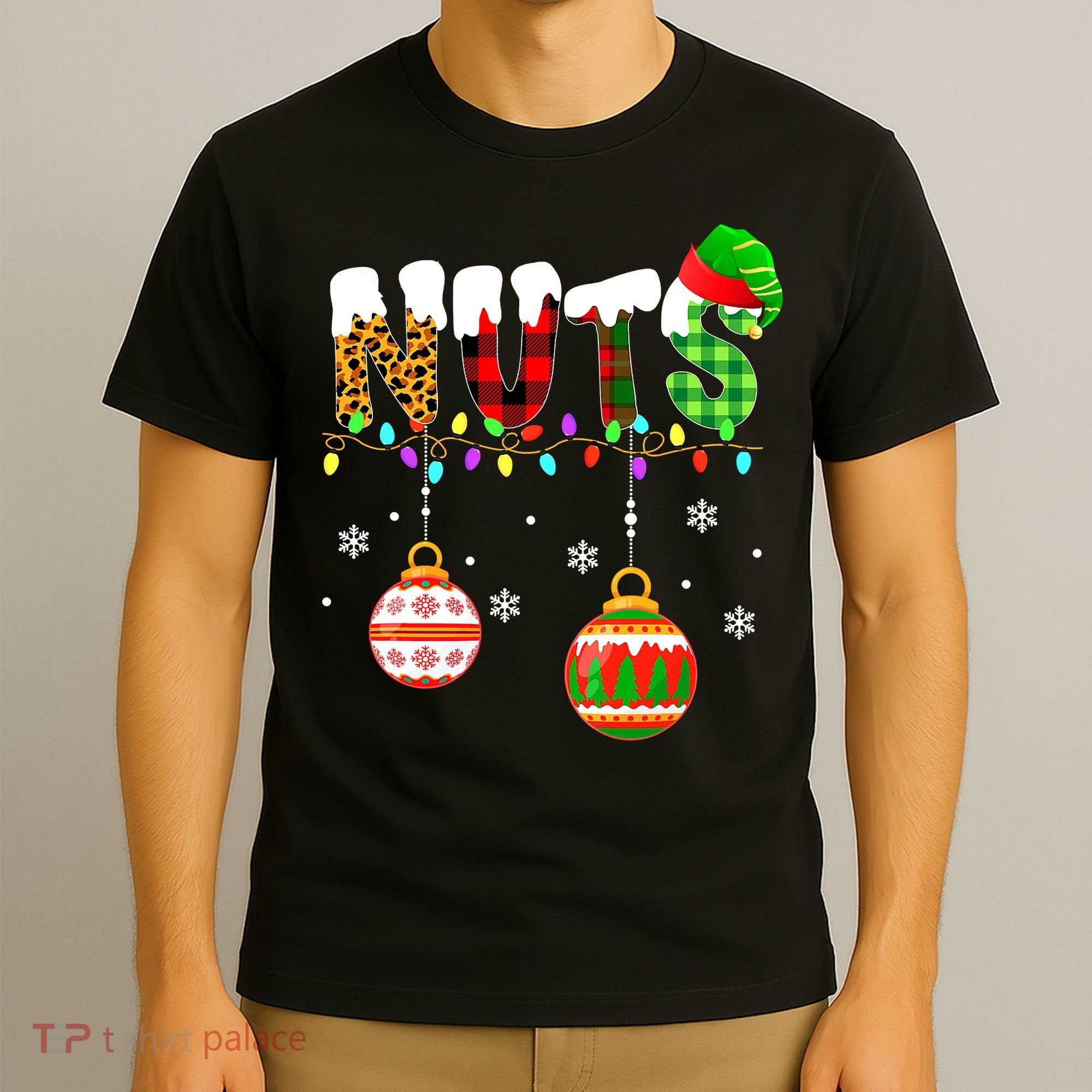 Funny Chest Nuts Couples Christmas Chestnuts Adult Matching T-Shirt