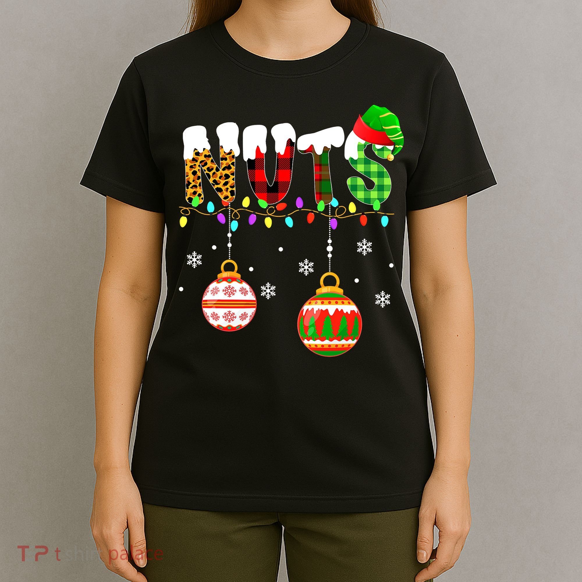 Funny Chest Nuts Couples Christmas Chestnuts Adult Matching T-Shirt
