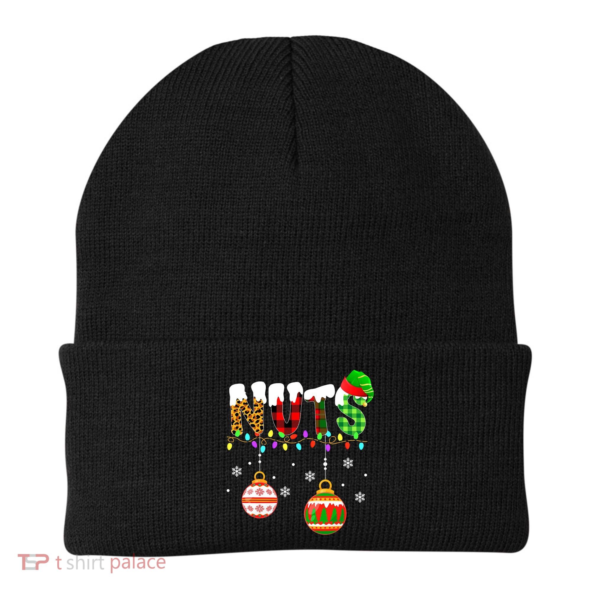 Funny Chest Nuts Couples Christmas Chestnuts Adult Matching Beanie