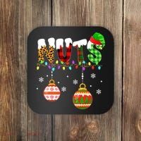 Funny Chest Nuts Couples Christmas Chestnuts Adult Matching Coaster thumb 0