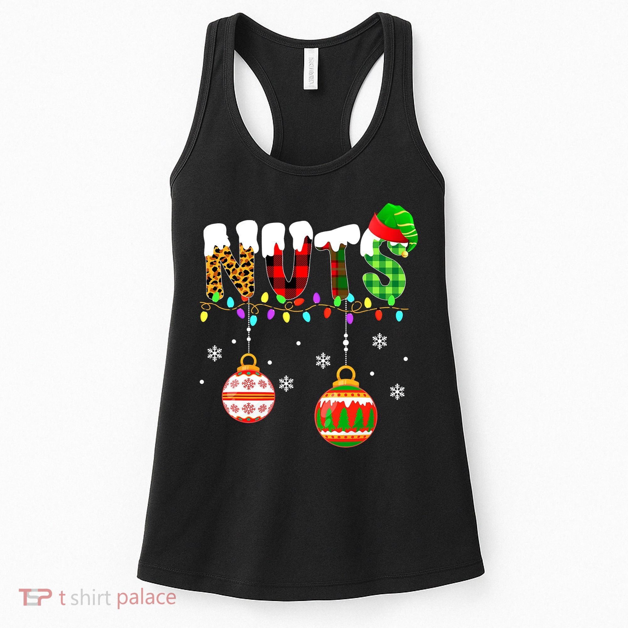 Funny Chest Nuts Couples Christmas Chestnuts Adult Matching Women's Tank Top