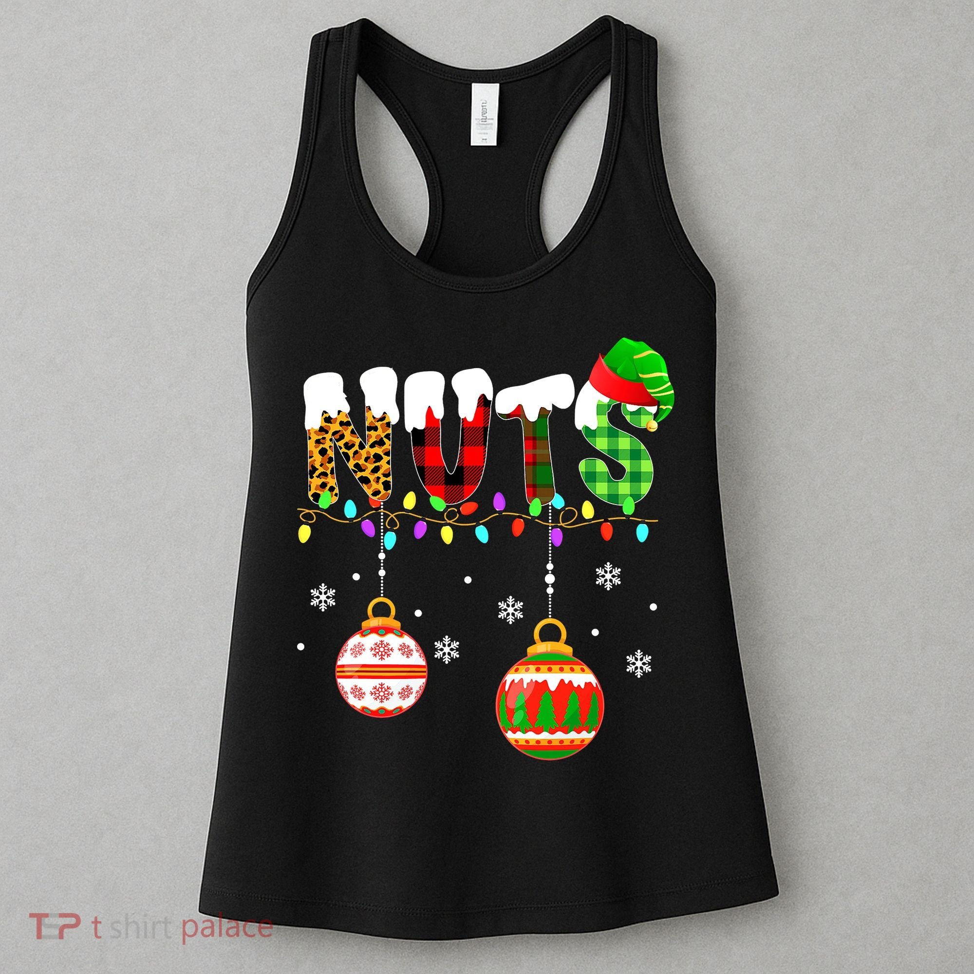 Funny Chest Nuts Couples Christmas Chestnuts Adult Matching Women's Tank Top