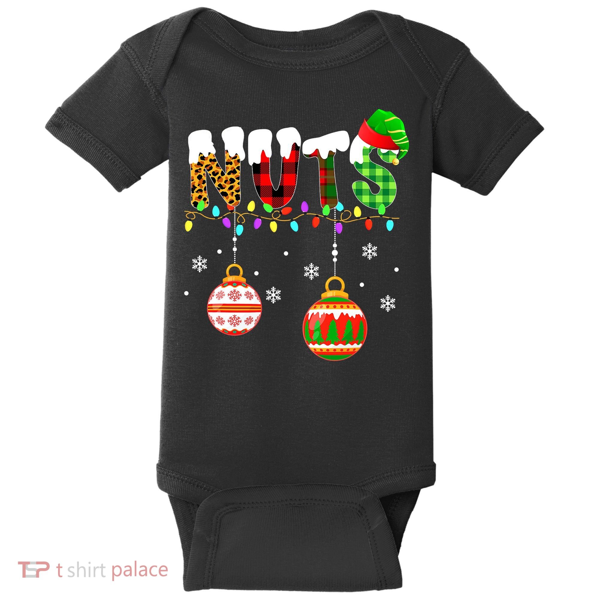 Funny Chest Nuts Couples Christmas Chestnuts Adult Matching Baby Bodysuit