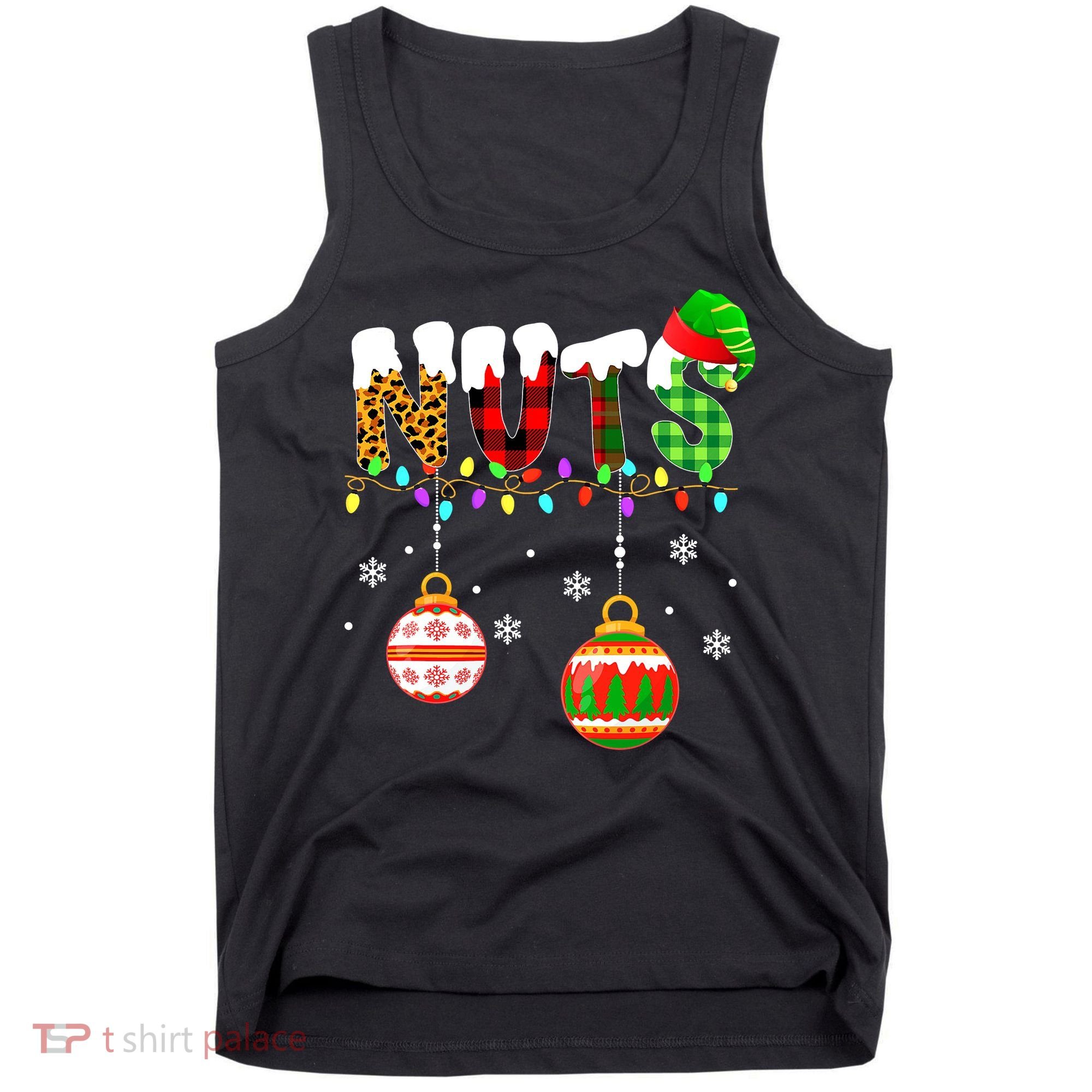 Funny Chest Nuts Couples Christmas Chestnuts Adult Matching Tank Top