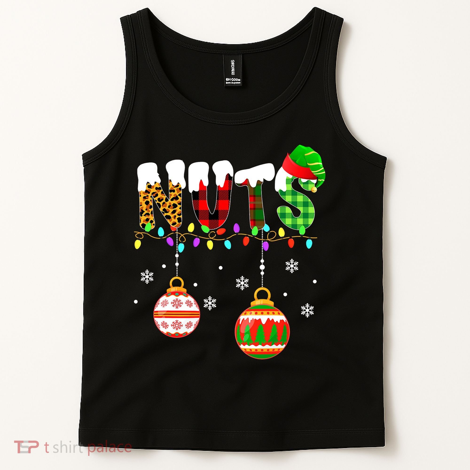 Funny Chest Nuts Couples Christmas Chestnuts Adult Matching Tank Top