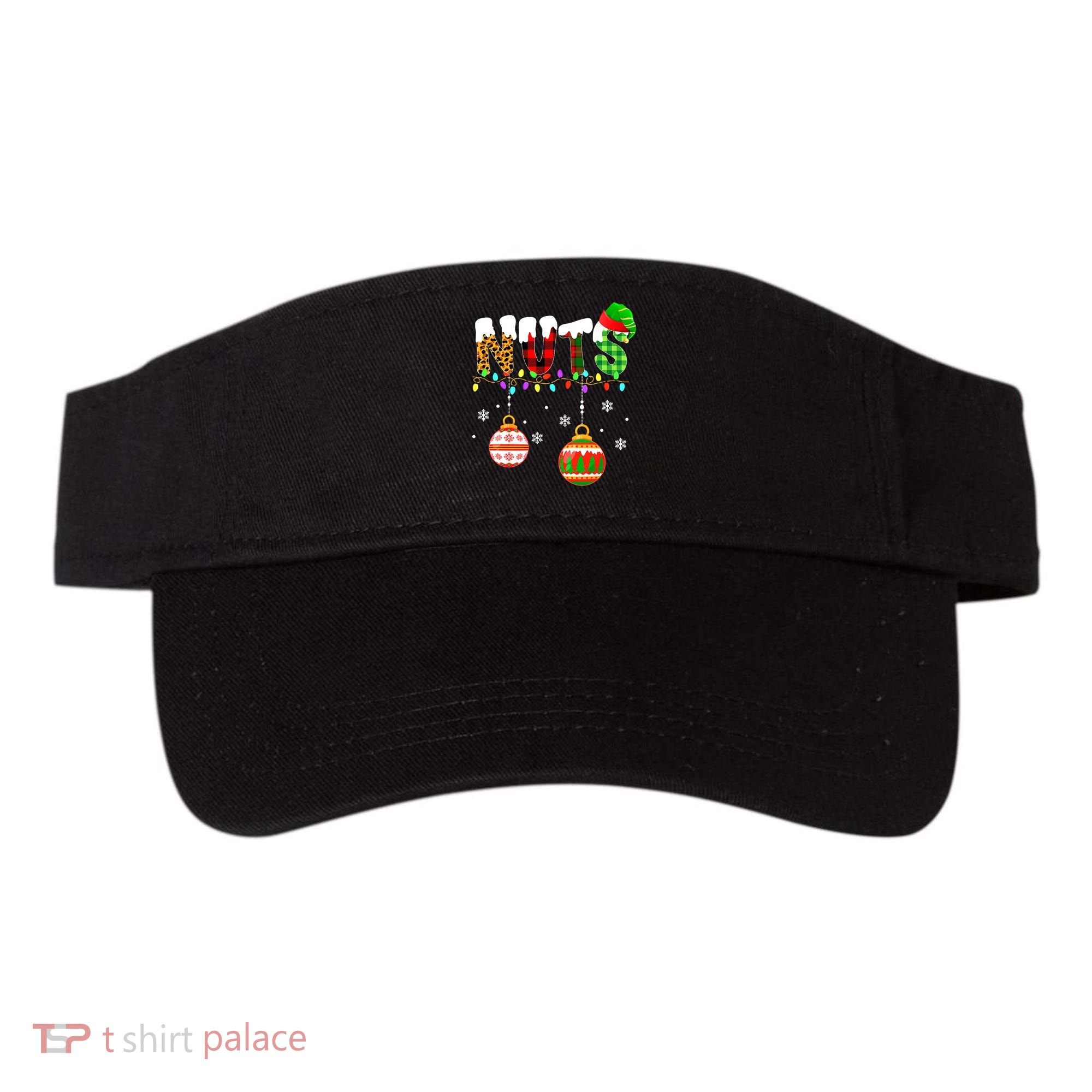 Funny Chest Nuts Couples Christmas Chestnuts Adult Matching Visor