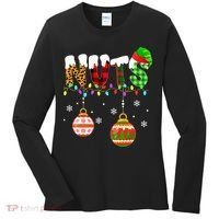 Funny Chest Nuts Couples Christmas Chestnuts Adult Matching Women's Long Sleeve Shirt thumb 0