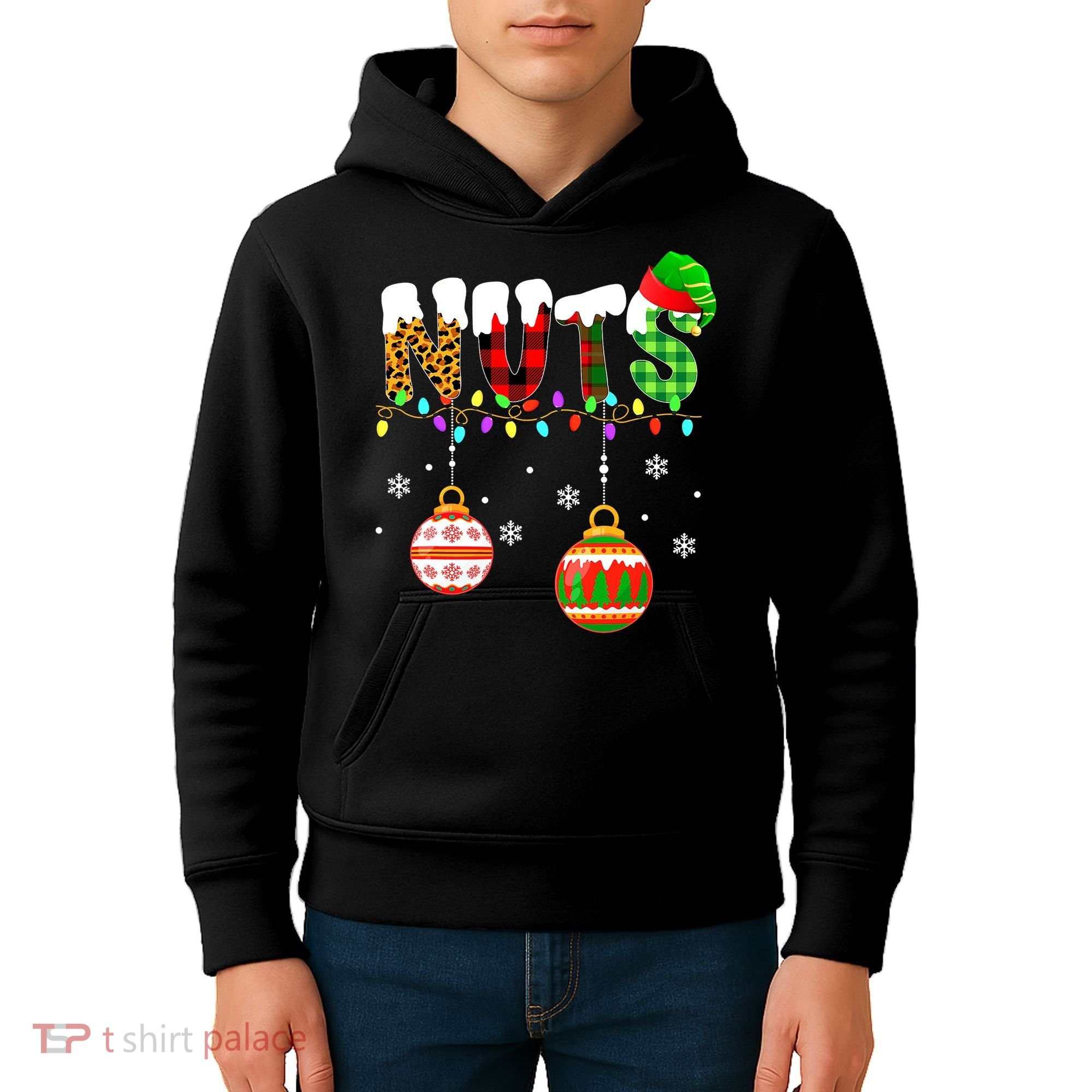 Funny Chest Nuts Couples Christmas Chestnuts Adult Matching Kids Hoodie