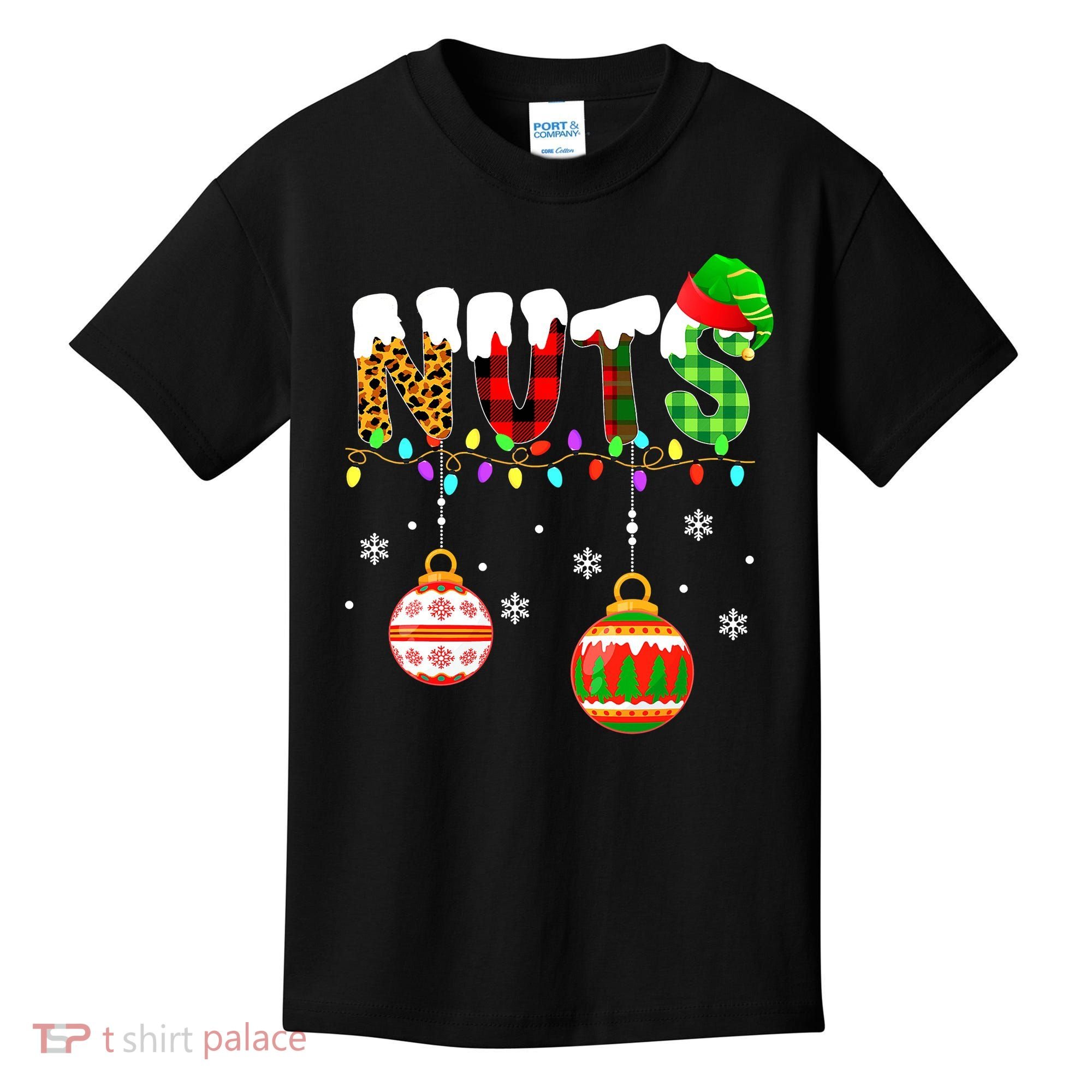 Funny Chest Nuts Couples Christmas Chestnuts Adult Matching Kids T-Shirt