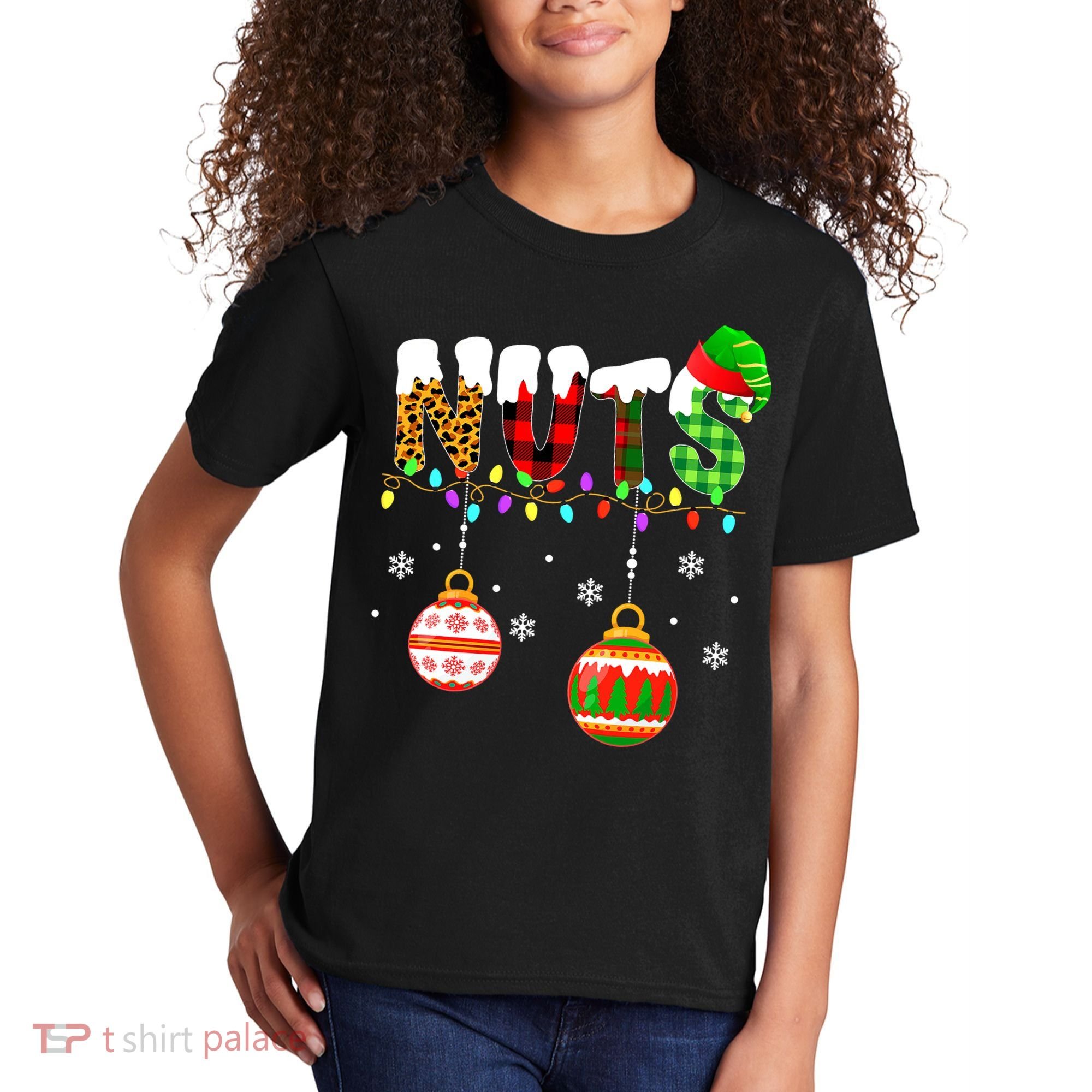 Funny Chest Nuts Couples Christmas Chestnuts Adult Matching Kids T-Shirt