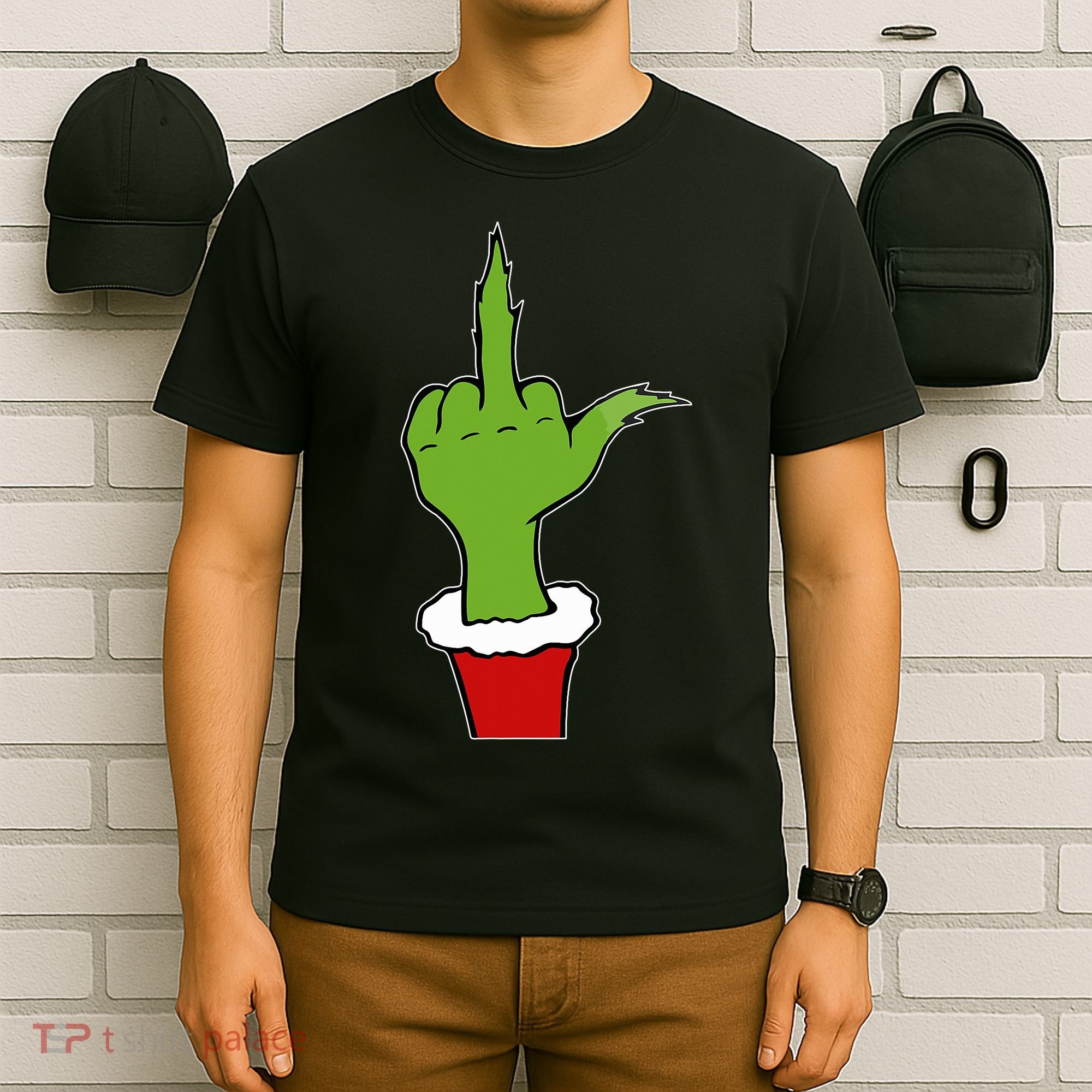 Funny Christmas Naughty Elf Adult Humor Anti Christmas T-Shirt